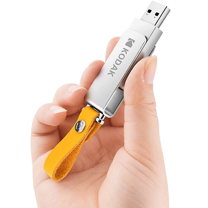 【柯達KODAK】K133 64G金屬雙旋轉隨身碟