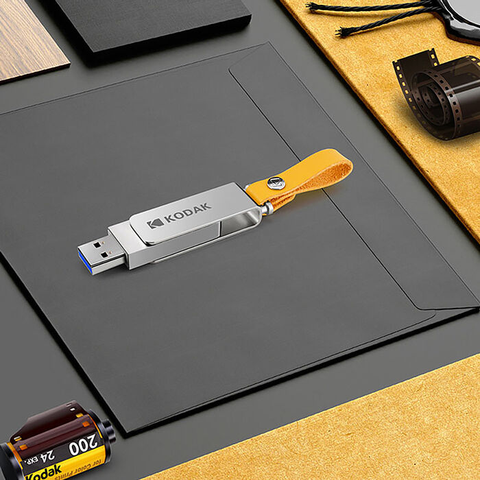【柯達KODAK】K133 64G金屬雙旋轉隨身碟