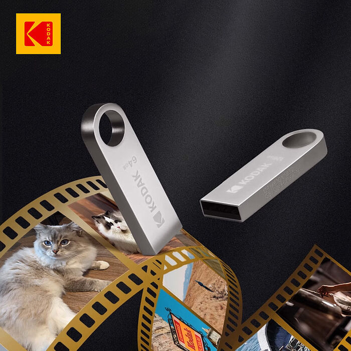 【柯達KODAK】64GB 金屬USB隨身碟(K820)