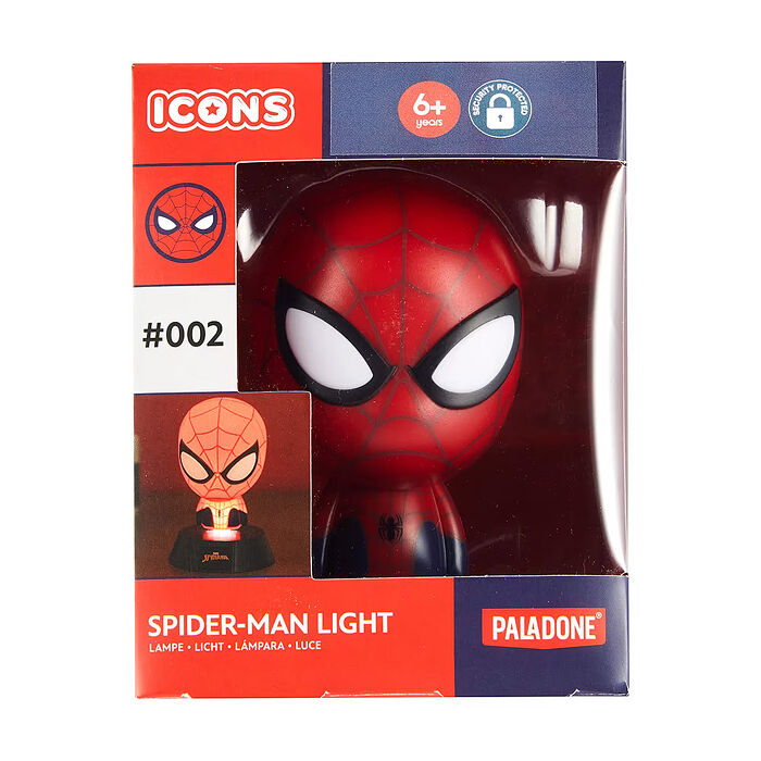 Paladone UK MARVEL 漫威 蜘蛛人造型 / 邁爾斯摩拉斯造型 ICON小夜燈