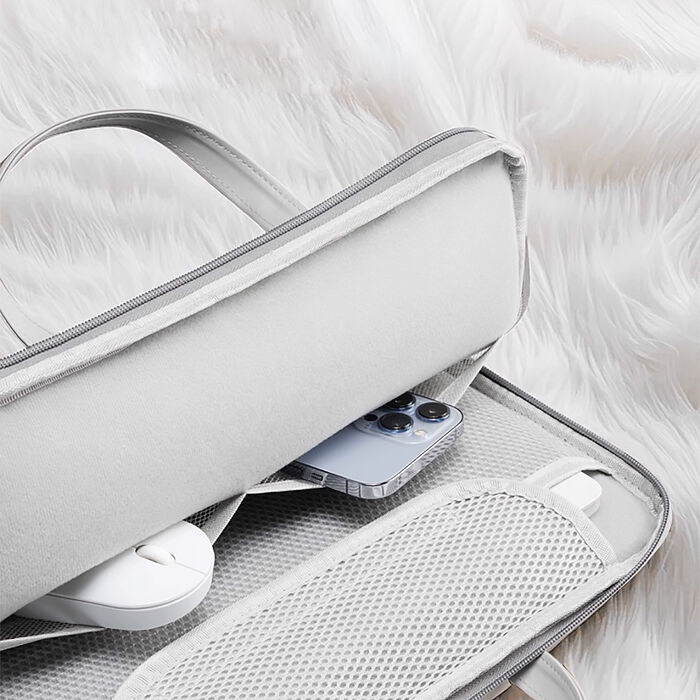 【HP 惠普】15.6吋 無印 素雅 防震Pack O 筆電手提包 ( 灰色 )