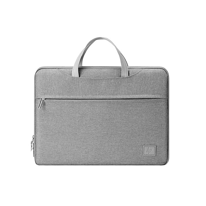 【HP 惠普】15.6吋 無印 素雅 防震Pack O 筆電手提包 ( 灰色 )