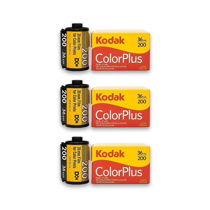 【柯達KODAK】Kodak柯達底片 ColorPlus 200 135底片 36張 底片 彩色負片 ( 三入組 )