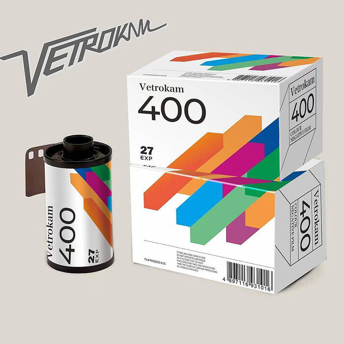 【Vetrokam】Vetrokam 歐洲沃克底片 彩色負片 彩色底片膠卷底片 iso400 27EXP ( 五入組 )
