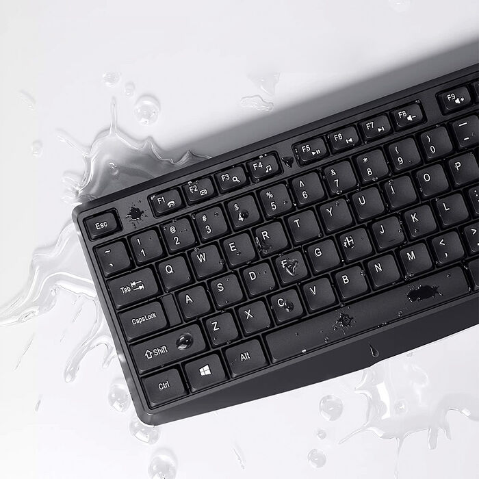 【HP 惠普】HP 惠普 KM10L 有線 鍵盤滑鼠組 ( 黑色 )