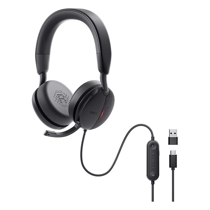 【DELL 戴爾】Dell Pro Plus 戴爾有線主動降噪專業耳機 - WH5024