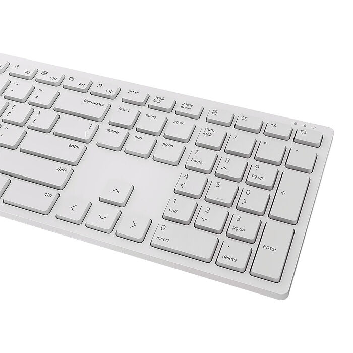【DELL 戴爾】Dell Pro 戴爾無線鍵盤與靜音滑鼠組合 - KM5221W 白色