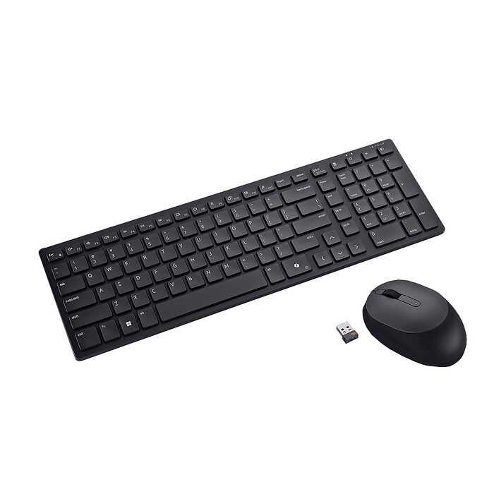 【DELL 戴爾】Dell Pro 戴爾精巧型靜音鍵盤與滑鼠組合 - KM555
