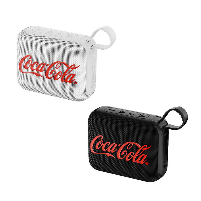 【Coca-cola】可口可樂 可掛提帶便攜式迷你小型藍芽音響 T21
