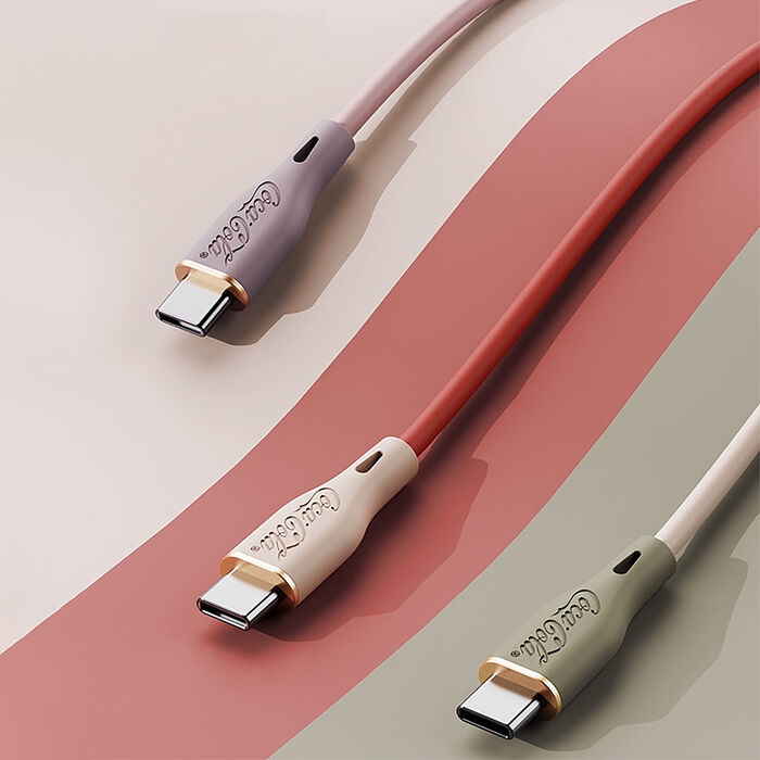 【Coca-cola】可口可樂 經典復古色Type-C雙頭快充傳輸線 C-1