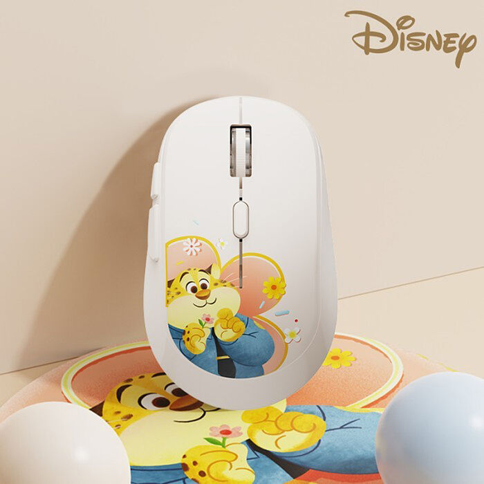 【Disney 迪士尼】QS-MS01無線雙模式滑鼠套裝組(含鼠墊)