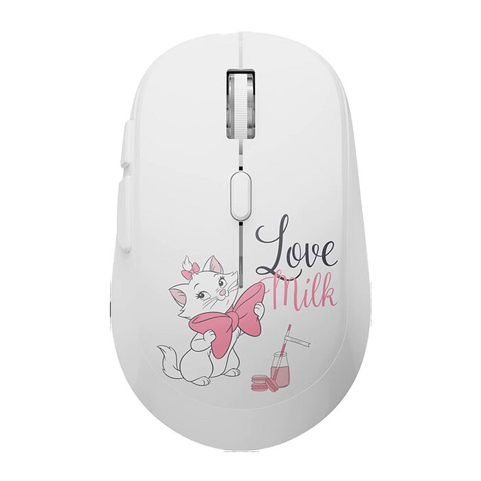 【Disney 迪士尼】QS-MS01無線雙模式滑鼠套裝組(含鼠墊)