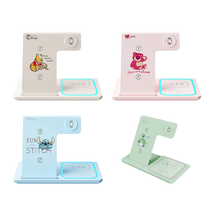 Disney 迪士尼 QS-DC01 三合一無線充電支架