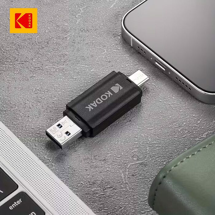 【柯達KODAK】K143D USB-C 3.2 Gen1 OTG 高速雙模式隨身碟 128G