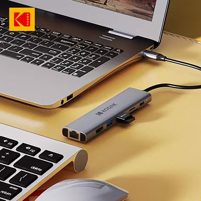 【柯達KODAK】USB-C T347 七合1 PD快充多功能集線器