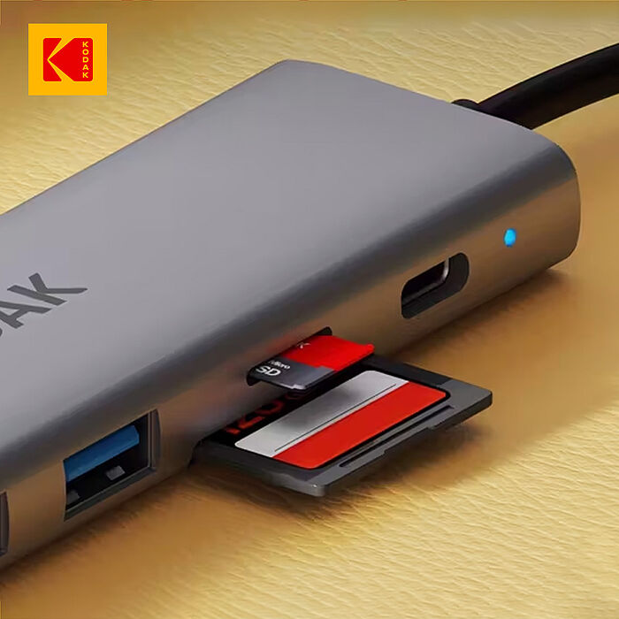 【柯達KODAK】USB-C T347 七合1 PD快充多功能集線器