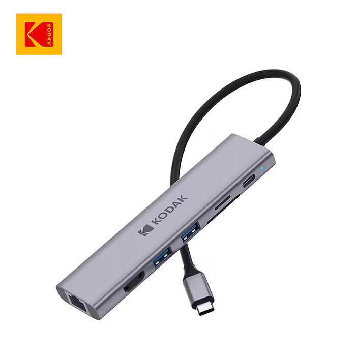 【柯達KODAK】USB-C T347 七合1 PD快充多功能集線器