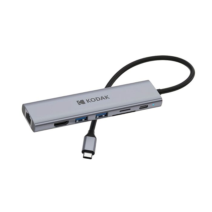 【柯達KODAK】USB-C T347 七合1 PD快充多功能集線器