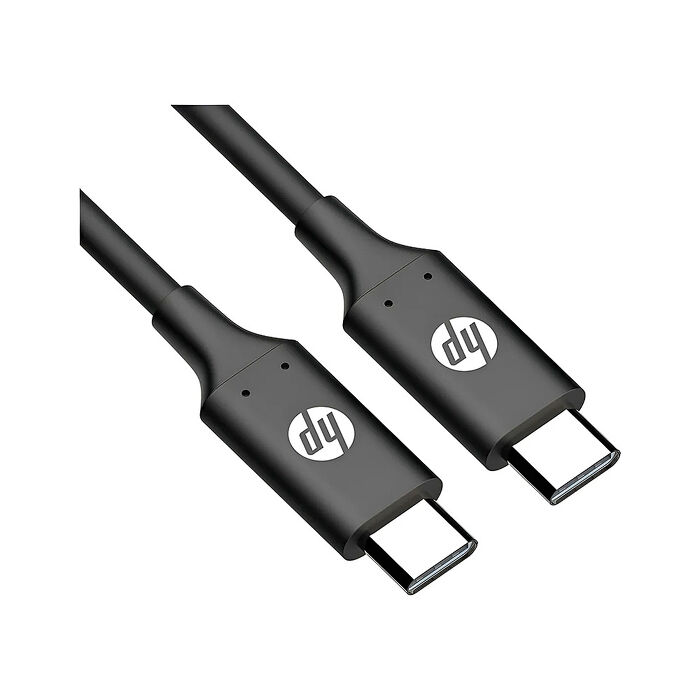HP 惠普 DHC-TC107 Type-C充電線 速充快充線-黑色-1M