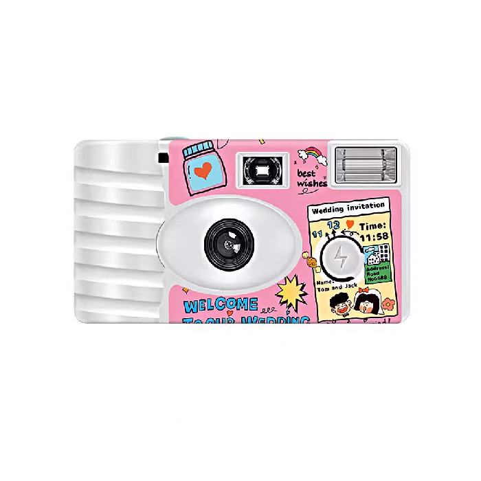 【LFANI 樂斐】WEDDING婚禮永恆結婚回憶 翻玩系列彩色27張一次性閃光即可拍相機