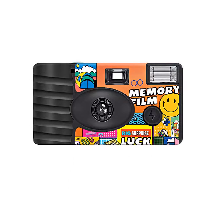 【LFANI 樂斐】Memory蒙特卡洛 翻玩系列彩色27張一次性閃光即可拍相機