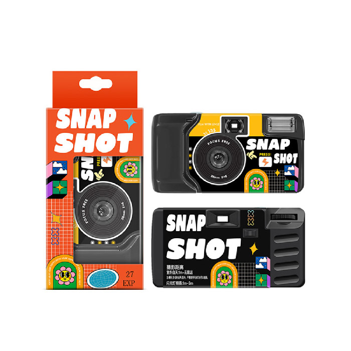【LFANI 樂斐】SNAP SHOT隨手拍 翻玩系列彩色27張一次性閃光即可拍相機