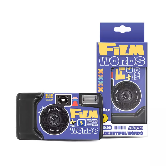 【LFANI 樂斐】FILM WORDS底片語言 翻玩系列彩色27張一次性閃光即可拍相機
