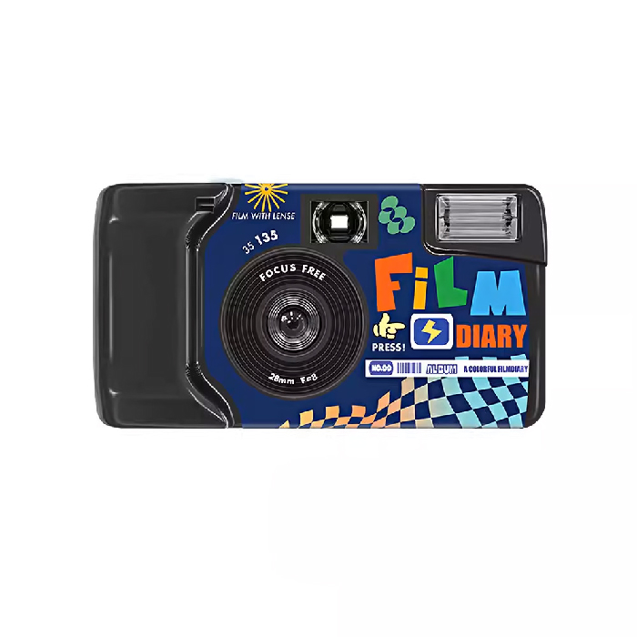 【LFANI 樂斐】FILM DIARY底片星球 翻玩系列彩色27張一次性閃光即可拍相機