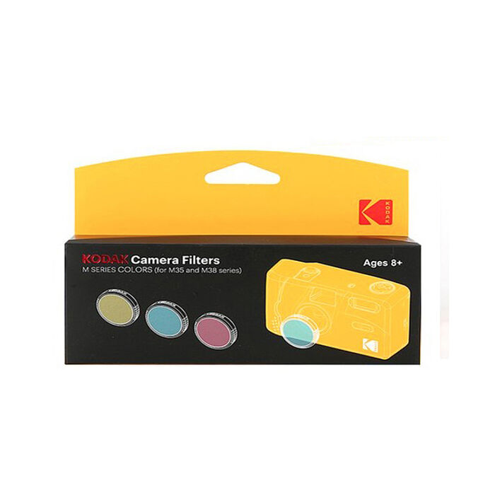 【Kodak 柯達】相機色彩濾鏡 YBR｜適用 M 系列（黃色、紅色、藍色）