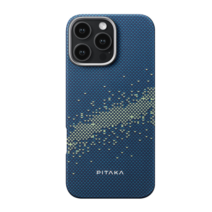 PITAKA iPhone 16 系列 航太纖維磁吸手機殼 銀河系(星河)