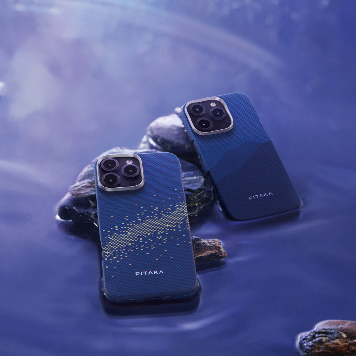 PITAKA iPhone 16 系列 航太纖維磁吸手機殼 銀河系(星河)
