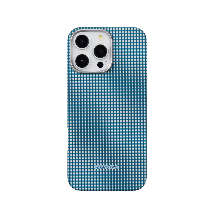 PITAKA iPhone 16 系列 航太纖維磁吸手機殼 冰海