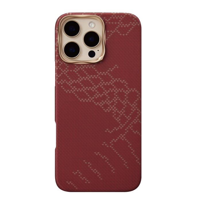 PITAKA iPhone 16 Pro/ProMax 航太纖維磁吸手機殼 蛇年限定款