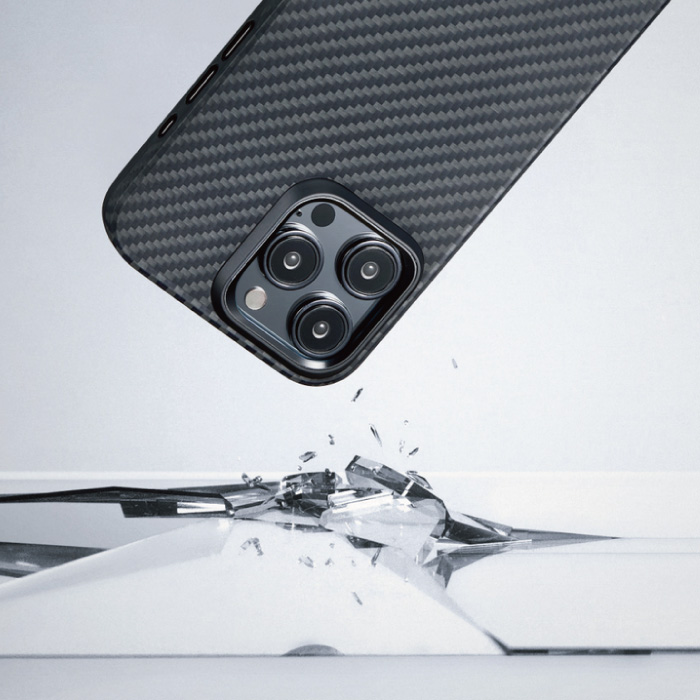PITAKA  iPhone 15 Pro/ProMax 航太纖維磁吸防摔軍規手機殼