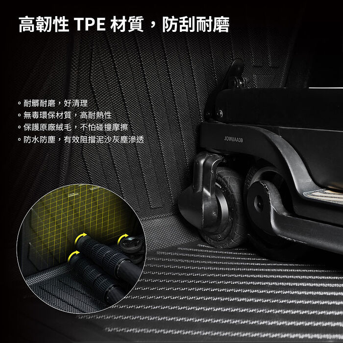 【JOWUA】特斯拉 TESLA Model 3 2024+ 煥新版 防水後排椅背墊(防泥沙 防灰塵 防水)