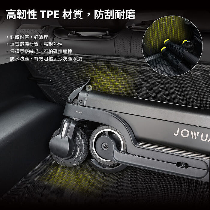 【JOWUA】納智捷 LUXGEN n⁷ 5人座 防水後排椅背墊 (防泥沙 防灰塵 防水)