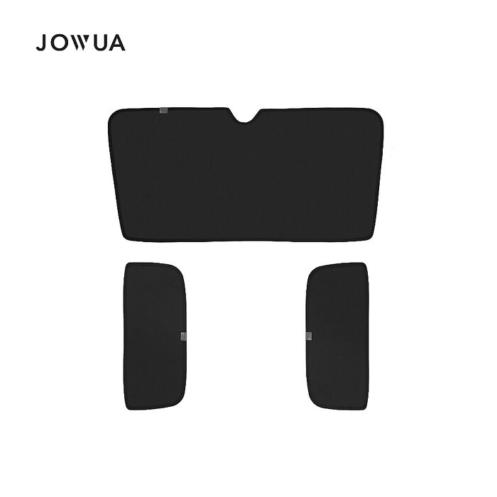 【JOWUA】特斯拉 TESLA Model X 玻璃車頂遮陽簾(2023 Model X 特殊雙面布料 專利卡扣)
