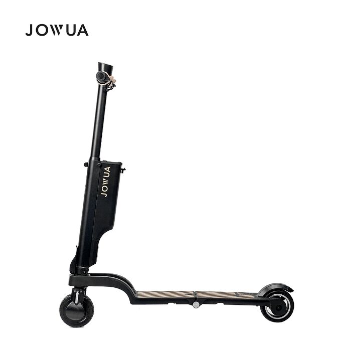 【JOWUA】折疊電動滑板車 LR(完美收納 獨家車充 續航升級 人體工學手把)
