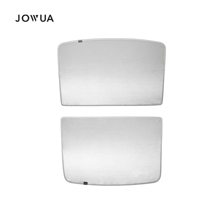 【JOWUA】特斯拉 TESLA Model Y 原車灰玻璃車頂遮陽簾(2023 Model Y 特殊雙面布料 專利卡扣)