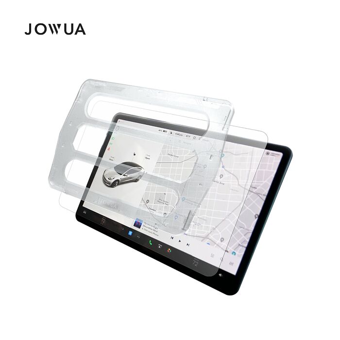 【JOWUA】特斯拉 TESLA Model 3/Y 全車款 防眩抗指紋玻璃保護貼(2017-2023 Model 3 Y)