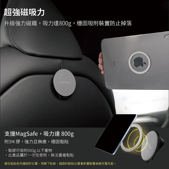【JOWUA】Model S/X 掛鉤組(前行李箱雞排掛勾+手套箱掛鉤+MagSafe椅背掛鉤)