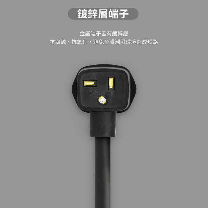 【JOWUA】TESLA NEMA 6-20 轉接器 兼容特斯拉2代旅充(特斯拉旅充)