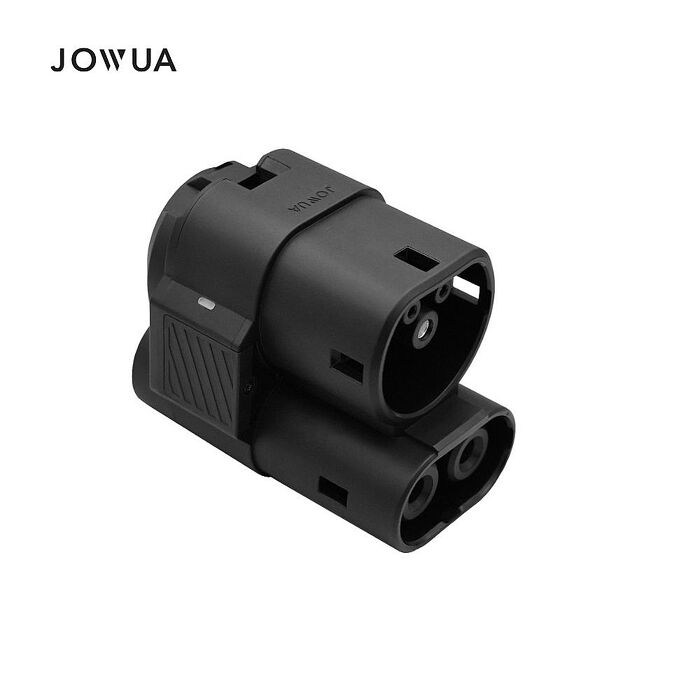 【JOWUA】CCS1 to CCS2 直流轉接頭(兼容第三方充電站 專門溫控晶片)