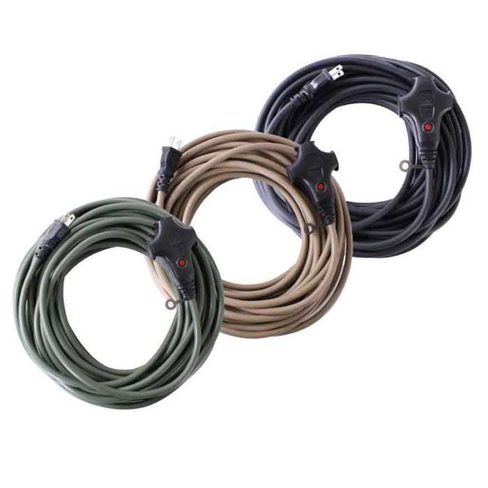 【ADAMOUTDOOR】-台灣製-戶外延長2PIN動力線 15M (ADPW-EC15M)