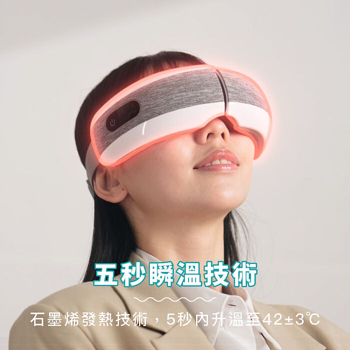 TAKASHIMA高島 眠眠兵 按摩眼罩 M-2209A 眼部按摩器 熱敷眼罩