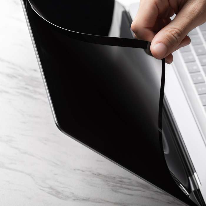 Moshi Umbra 防窺螢幕保護貼 For MacBook Pro (16", M1, 2021)-黑