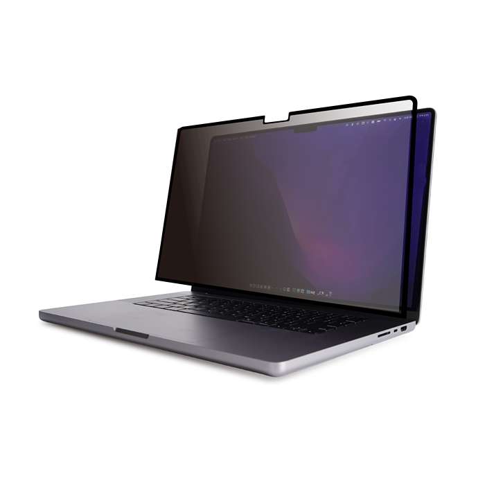 Moshi Umbra 防窺螢幕保護貼 For MacBook Pro (14", M1, 2021)-黑
