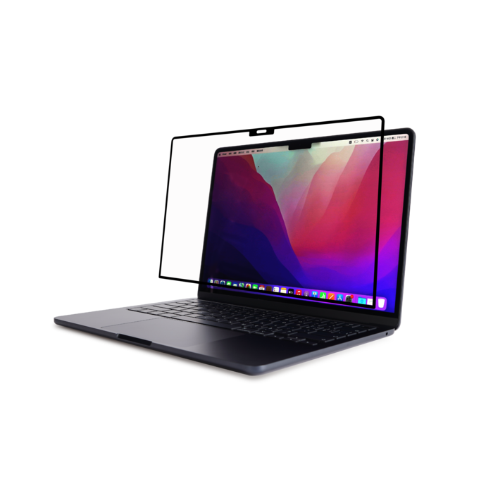 Moshi iVisor AG 防眩光螢幕保護貼 For MacBook Air (13.6", M2, 2022)-黑