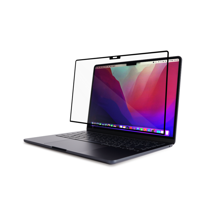 Moshi iVisor XT 無氣泡易安裝亮面螢幕保護貼 For MacBook Air (13.6", M2, 2022)