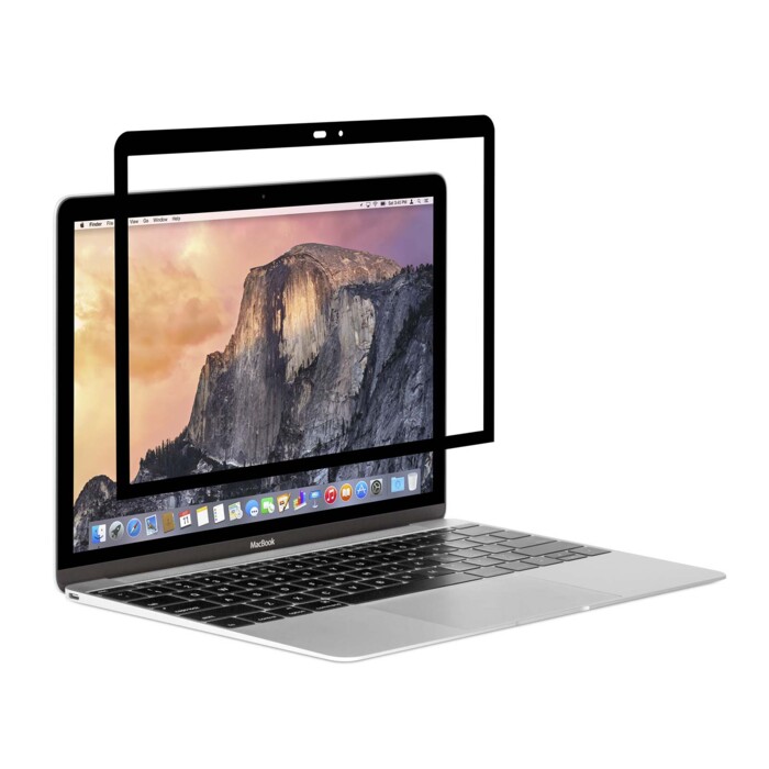 Moshi iVisor AG 防眩光螢幕保護貼 For MacBook Retina 12-黑